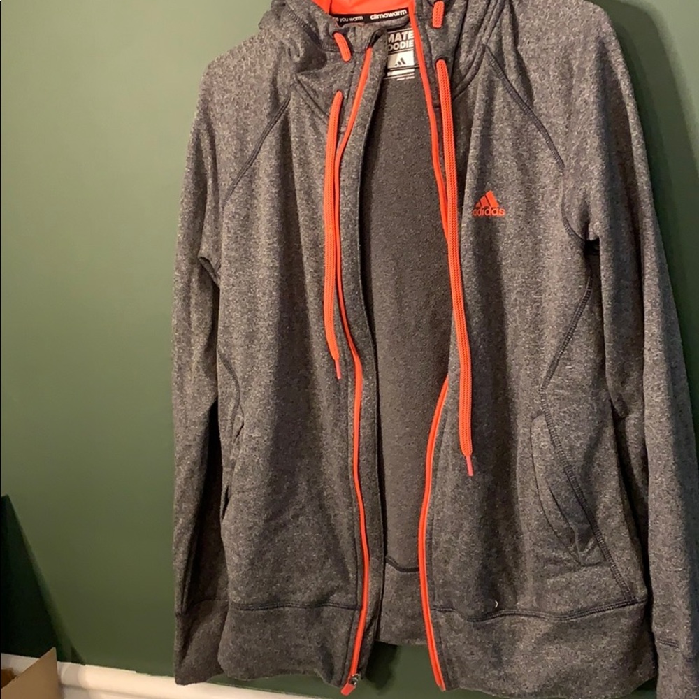Adidas full zipper warm up jacket